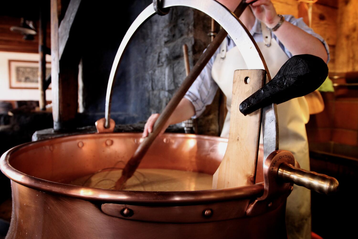 Démonstration et fabrication de fromage
