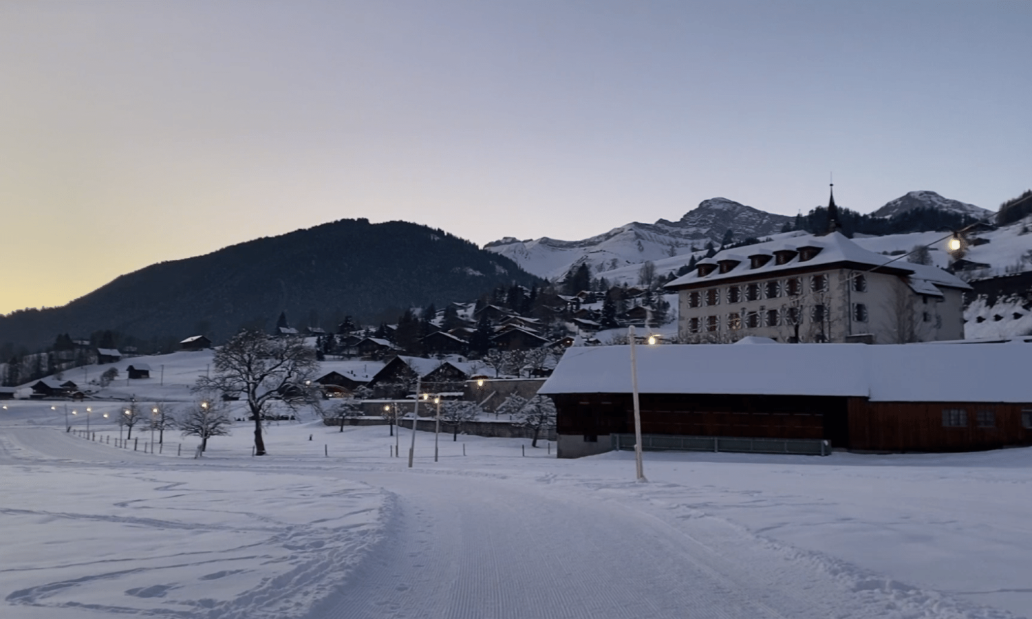 Balade hivernale boucle du château