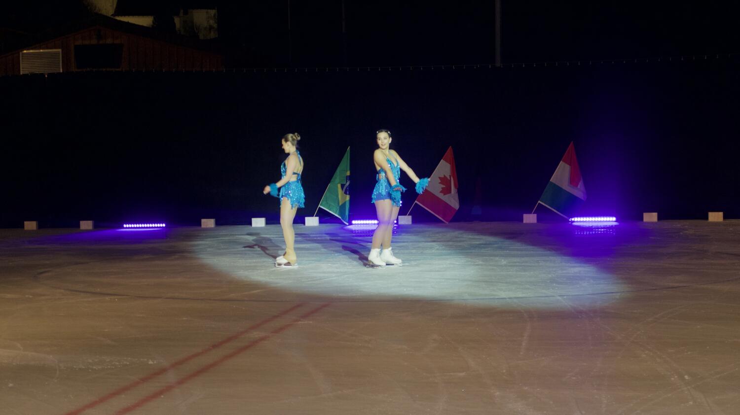 Spectacle de patinage artistique