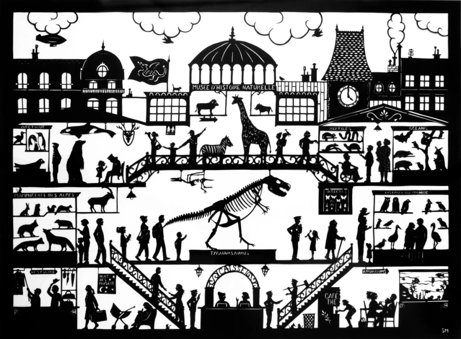 Exposition « Voyage au Pays du Découpage » de Stéphanie Miguet